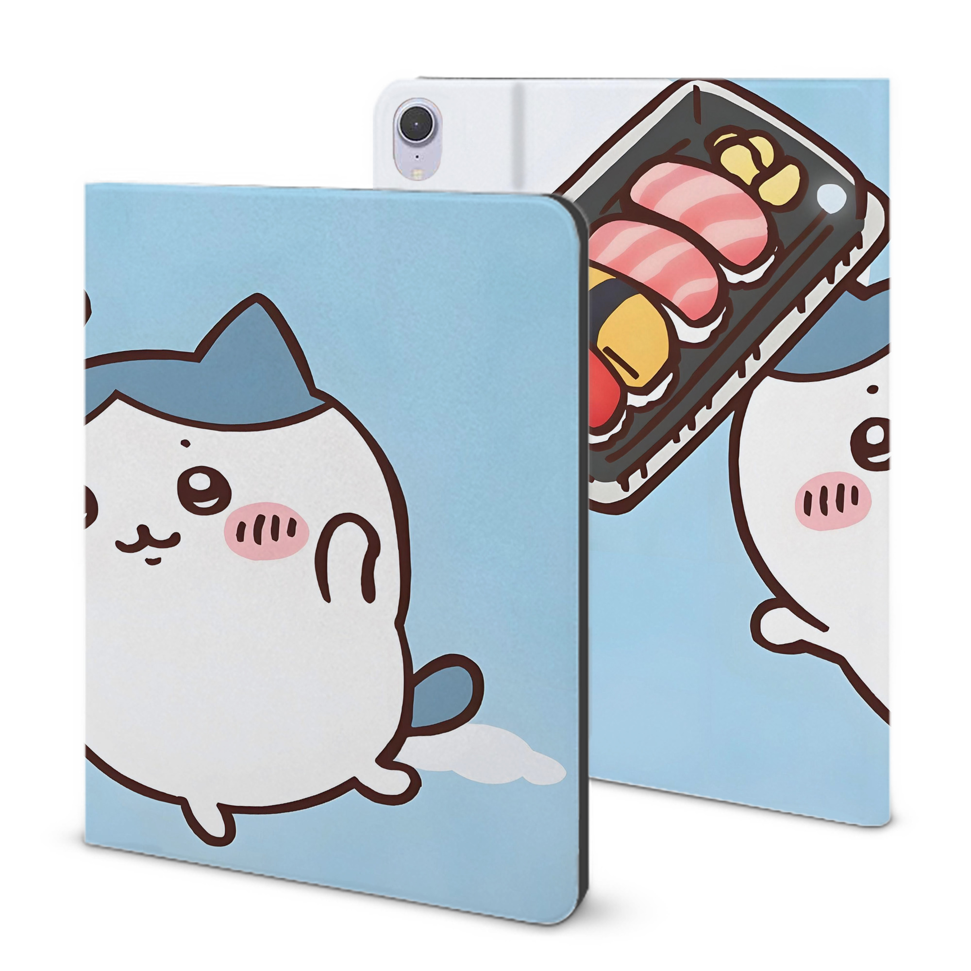 （画像用） ちいかわ Chii-kawa IPad ケース ブック型 PUレザー TPU 耐衝撃 軽量 薄型 ペン収納なし 全面保護 IPad 各モデル対応